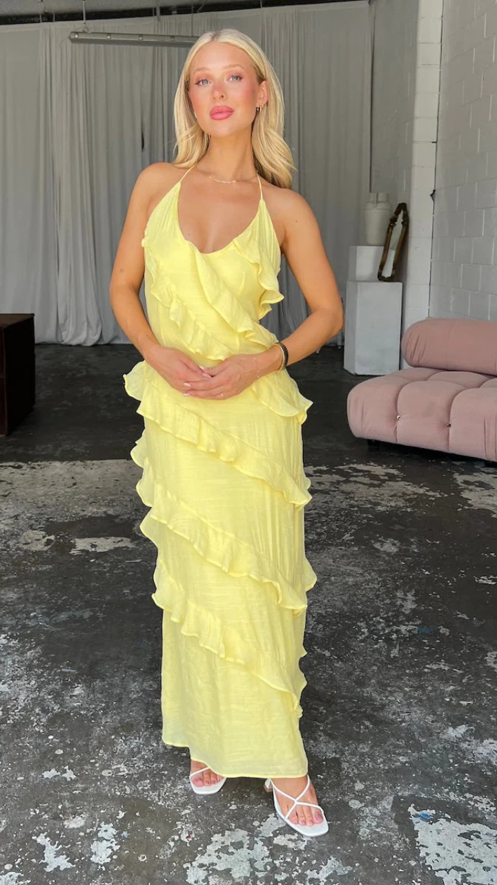 Elegant Layered Dress - Zenith Breeze Maxi