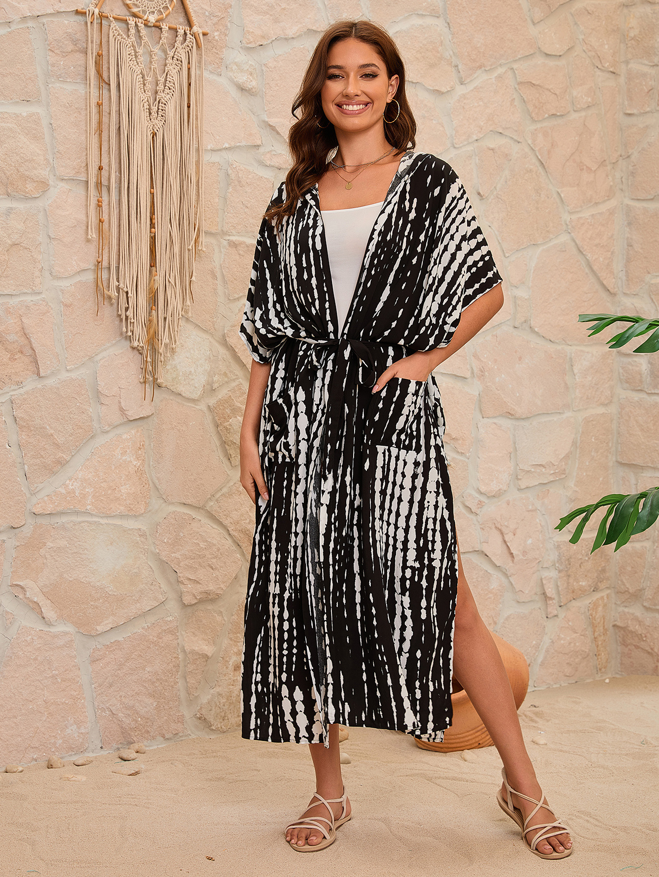 Kimono Zenith Flow - Boho Beach Cover-Up