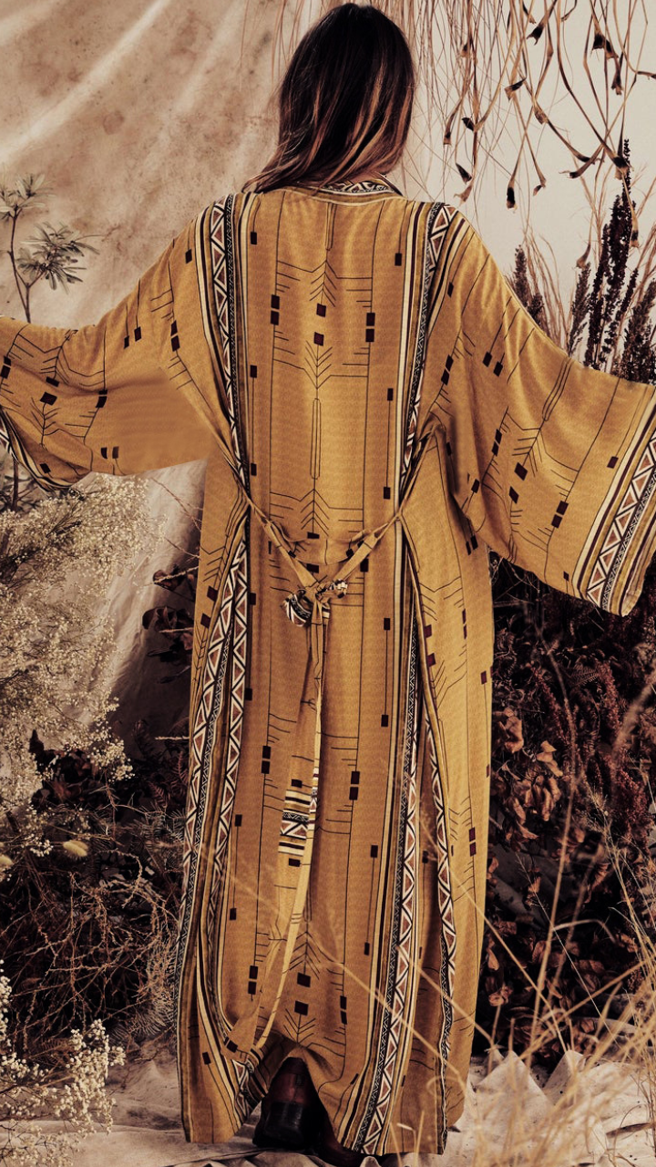 Boho Floral Kimono – Lightweight Beach Cover-Up