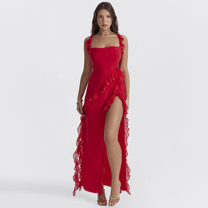 Santorini Ruffle Dress