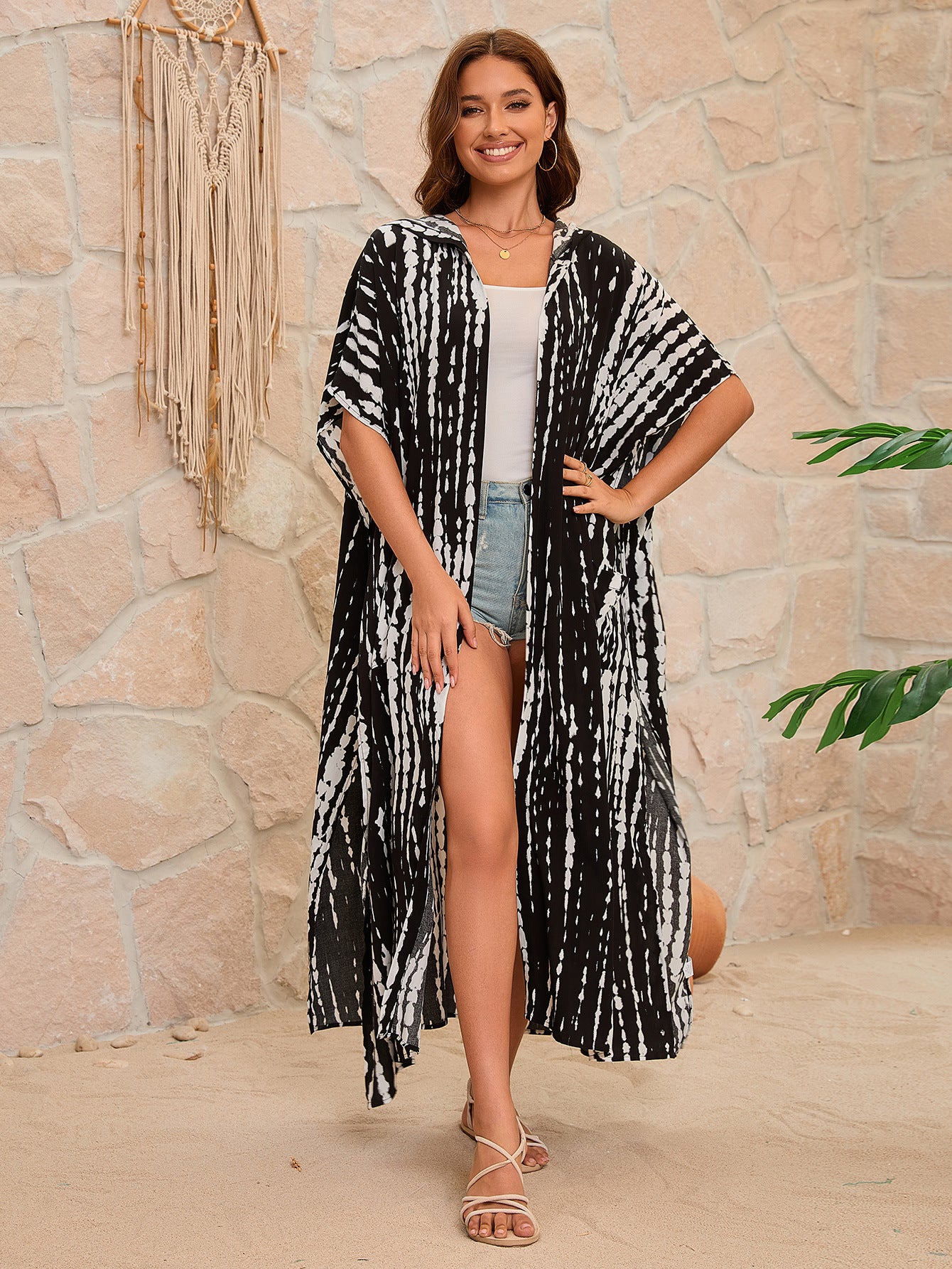 Kimono Zenith Flow - Boho Beach Cover-Up