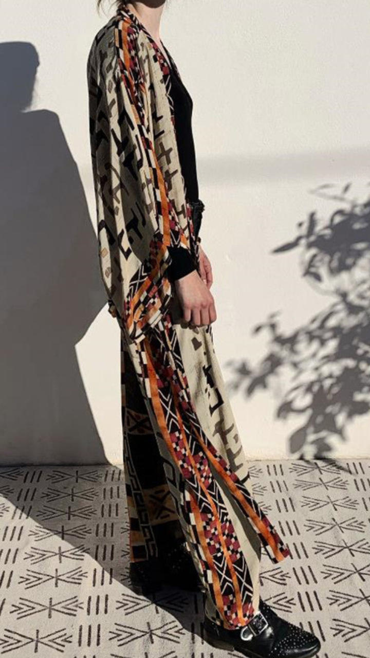 Boho Floral Kimono – Lightweight Beach Cover-Up