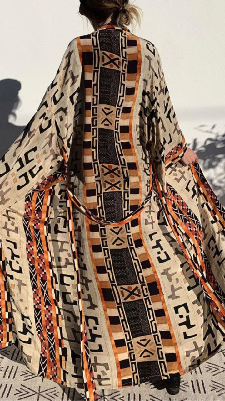 Boho Floral Kimono – Lightweight Beach Cover-Up