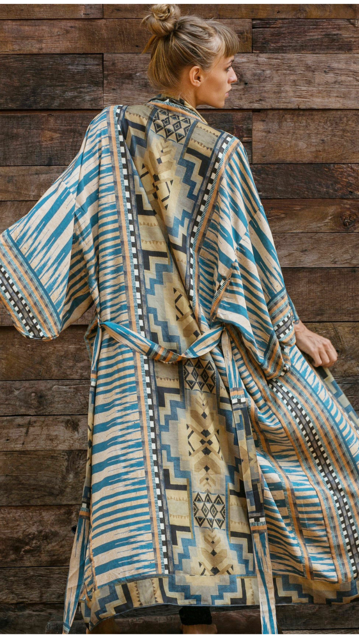 Boho Floral Kimono – Lightweight Beach Cover-Up