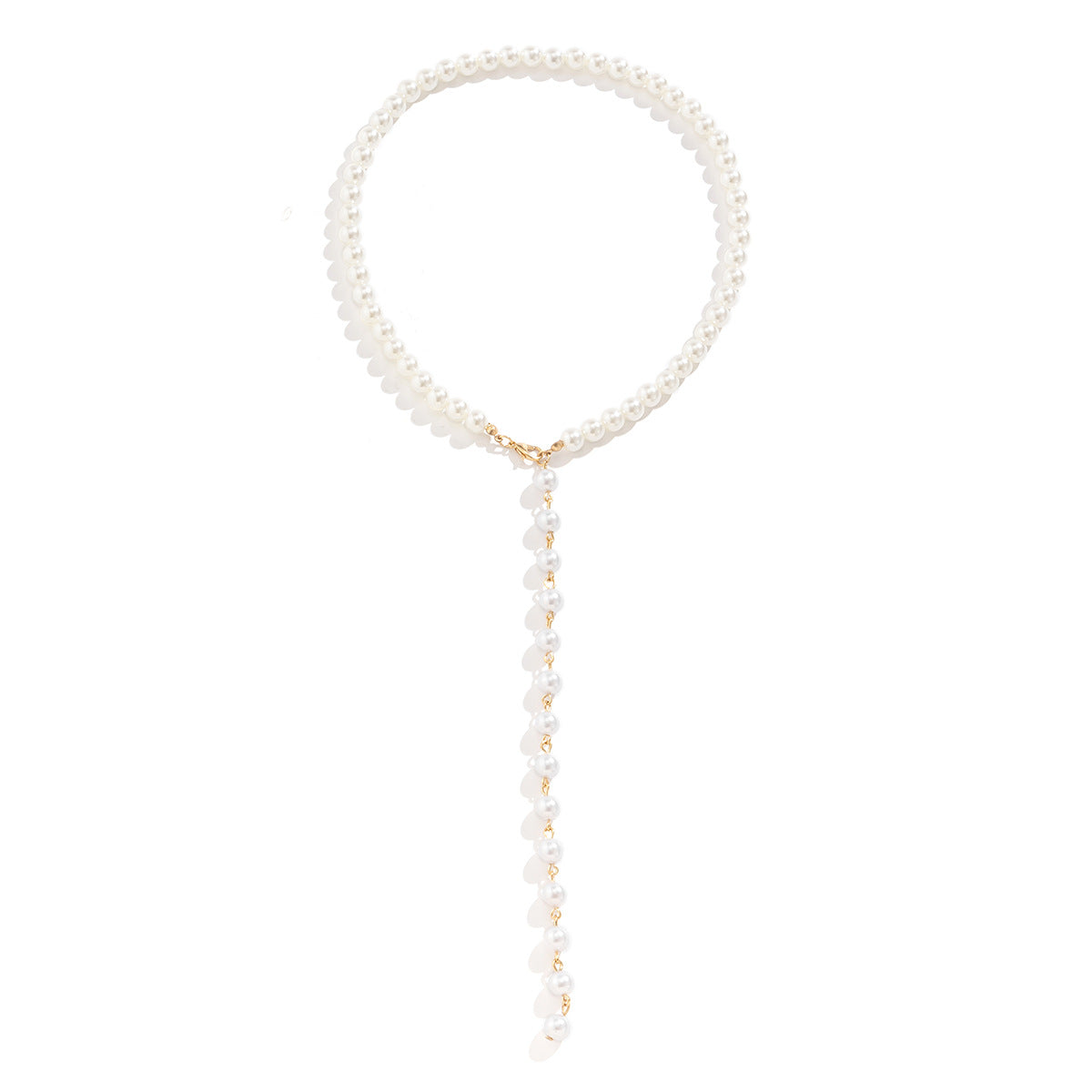 Classic Pearl Necklace – Long and Minimalist