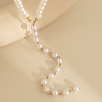 Classic Pearl Necklace – Long and Minimalist