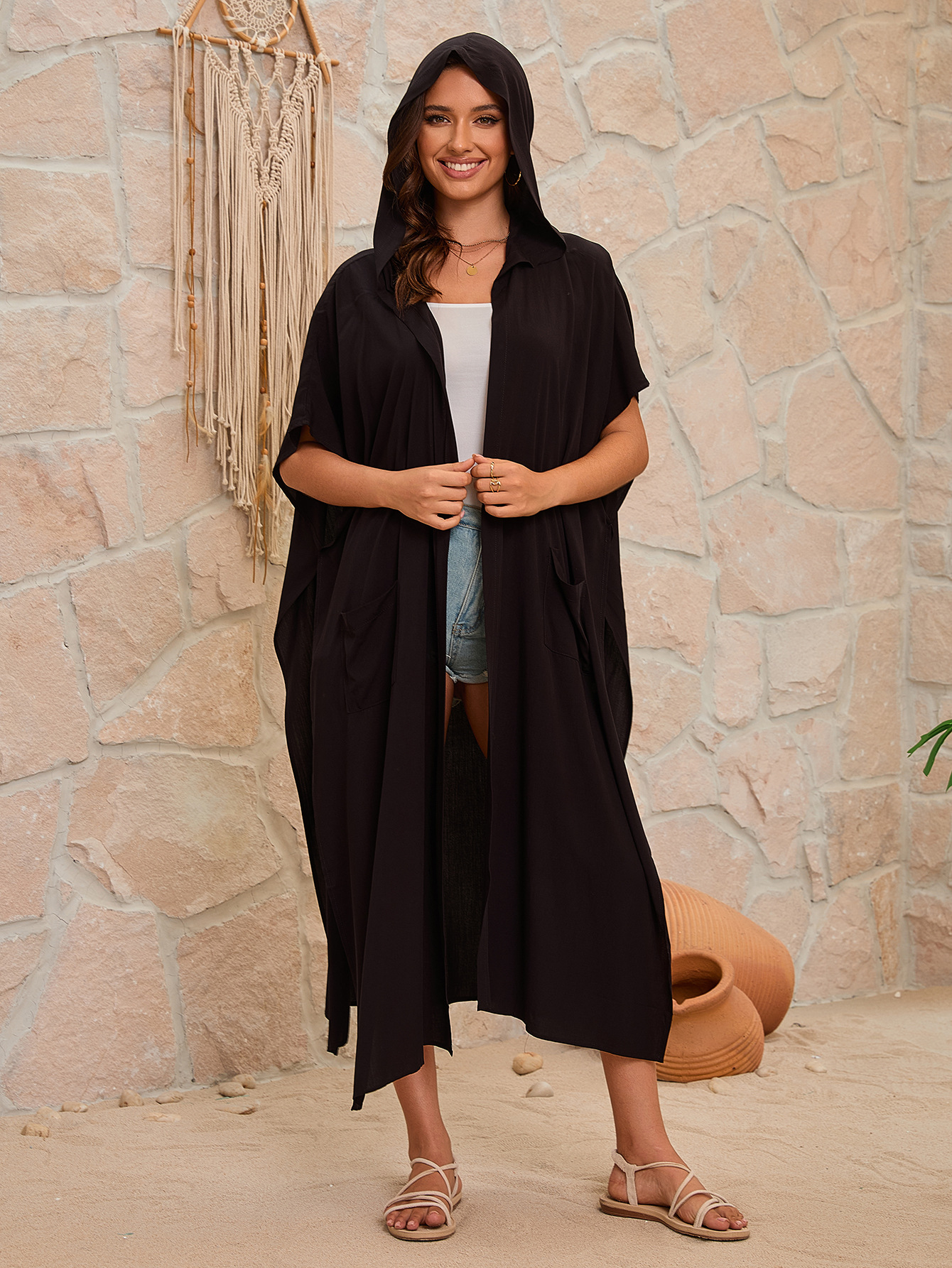 Kimono Zenith Flow - Boho Beach Cover-Up