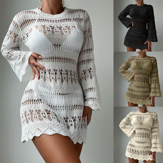 Boho Wave Crochet Dress